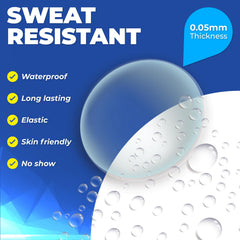 NORAH sweat-proof nipple covers stay in place during workouts and runs.