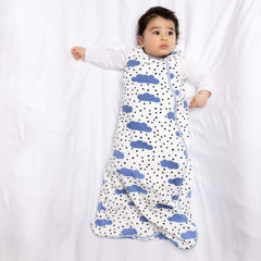 Norani Sleep Sack two-way zipper enables easy diaper changes
