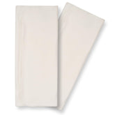 Nora's Nursery 3-layer cotton prefolds with snaps for quick diaper changes.