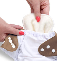 Nora's Nursery inserts — easy-disposal liners for trash-only disposal.