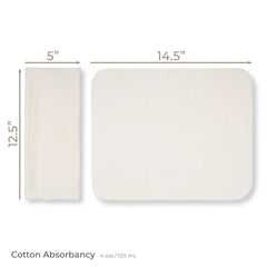 Nora's Nursery reusable and washable prefolds reduce waste and costs.