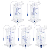 Norbeng catheter bags 5-pack in packaging, convenient starter kit for quick setup.