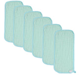 norinori baby burp cloths in soft muslin, large 20x10 for full shoulder coverage during feeds