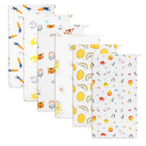 norinori baby burp cloths close-up texture shows ultra soft muslin.