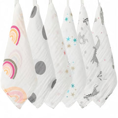 norinori Baby Msulin Washcloths with soft muslin texture for newborn care
