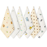 Norinori baby muslin washcloths close-up texture for gentle bath care