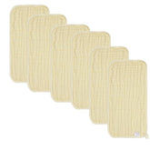 Norinori burp cloths in soft muslin provide gentle, absorbent protection for baby skin.