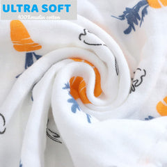Norinori ultra soft muslin burp cloths gentle against baby's skin