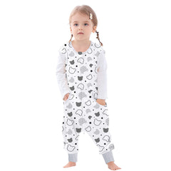 NOUJULOUN bear 0.5 tog toddler sleeping sack, front view, gentle warmth.