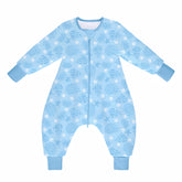 NOUJULOUN Toddler Sleep Sack Blue Ocean front view keeps little warmth gentle through the night