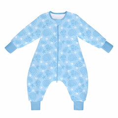 NOUJULOUN Toddler Sleep Sack Blue Ocean front view keeps little warmth gentle through the night