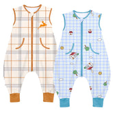 NOUJULOUN toddler sleep sack legs – roomy leg area supports movement and comfort.