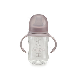 noüka sippy cup with removable handles for easy grip during learning