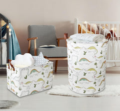 NTAOHAMPER dinosaur storage basket folded storage for space-saving convenience