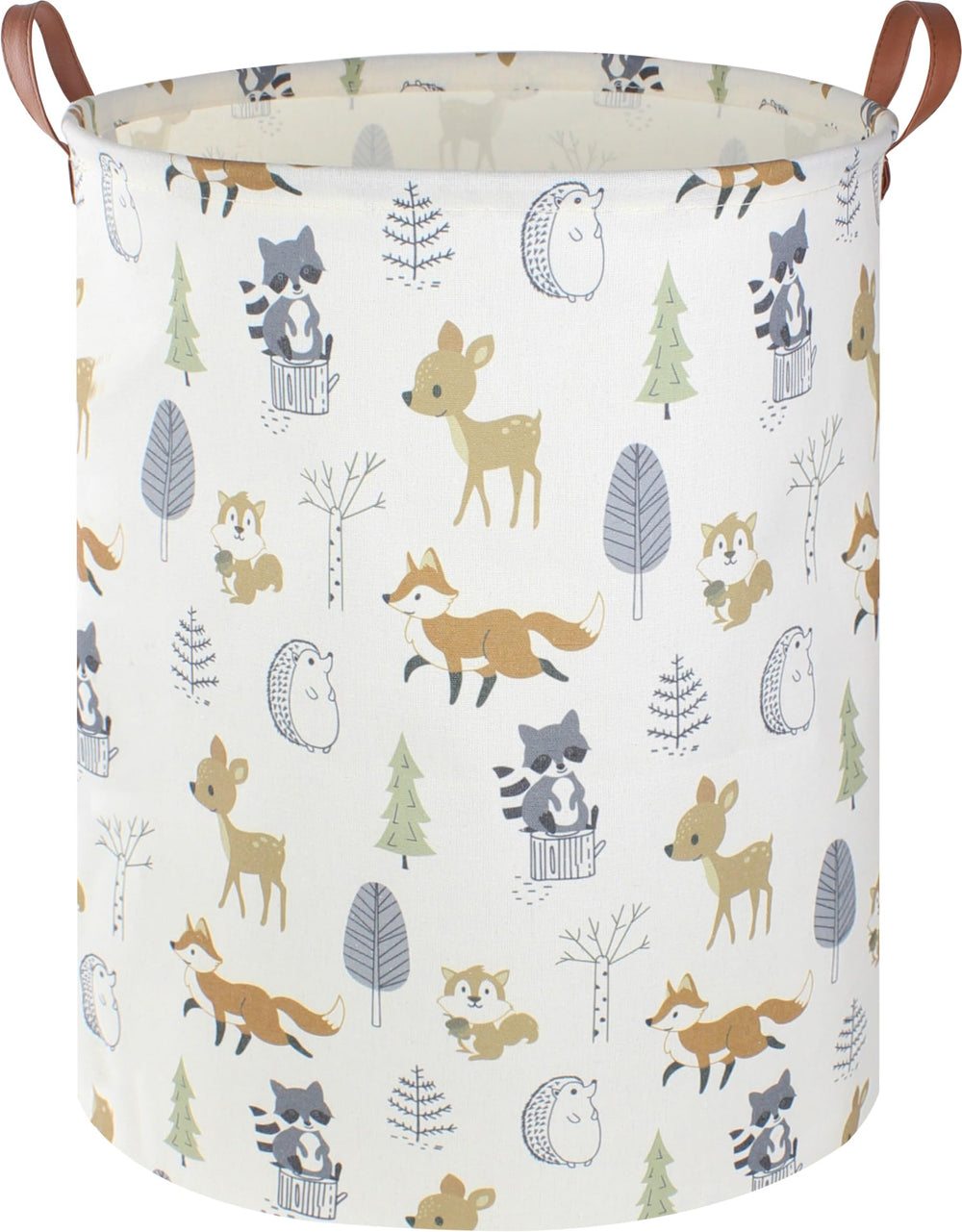 NTAOHAMPER laundry basket with animal design, ideal for organizing garments.