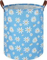 NTAOHAMPER front view of the blue kids laundry hamper for durable toy and clothing storage
