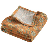 NTBAY 2-layer muslin swaddle blanket close-up showing soft texture and breathable fabric