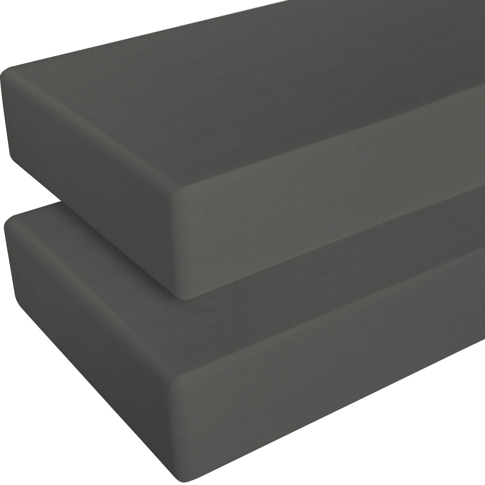 NTBAY 2-pack fitted crib sheet in soft microfiber for gentle baby sleep.