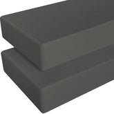 NTBAY 2-pack fitted crib sheet in soft microfiber for gentle baby sleep.