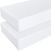 NTBAY 2 pack crib sheet with soft microfiber texture for cozy sleep