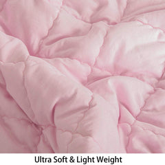 NTBAY pink crib blanket used as nap blanket in cozy nursery