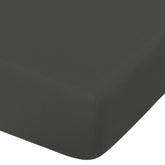 NTBAY dark grey microfiber crib sheet on a 28x52 mattress.