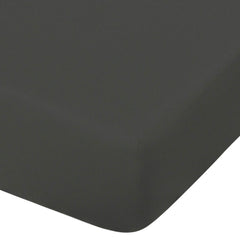 NTBAY dark grey microfiber crib sheet on a 28x52 mattress.