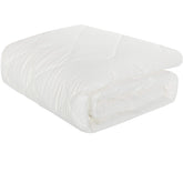 NTBAY down alternative toddler comforter white with ultra-soft texture for year-round warmth
