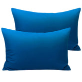 NTBAY microfiber toddler pillowcase in royal blue, 2-pack for home and travel naps.
