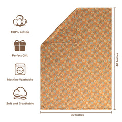 NTBAY muslin blanket laid on crib highlighting lightweight warmth for newborn sleep