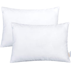 NTBAY 13x18 down-alternative pillow offers gentle kid-friendly support for sleep.