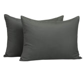 NTBAY toddler pillowcase in dark grey with zipper for secure pillow cover
