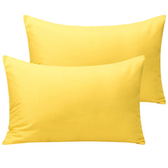 NTBAY toddler pillowcase in yellow with envelope closure for gentle sleep.