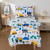NTBED construction-vehicles comforter—soft and kid-friendly for imaginative play and cozy nights