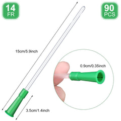 Nuanchu tubing features a smooth rounded end for comfortable insertion.