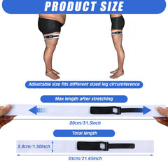 Nuanchu leg strap crafted from soft, breathable fabric for comfortable wear.