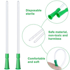 Nuanchu 16FR enema tubes with flexible rounded end for gentle insertion