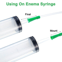 Nuanchu enema tubes with smooth rounded end to prevent rough insertion