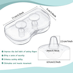 Nuanchu curve-fit design nipple shield supports secure latch