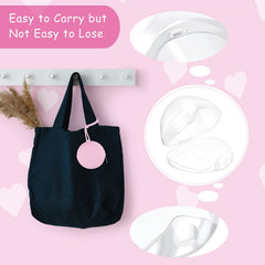 Nuanchu transparent PP pacifier storage box offers sturdy, easy-clean containment.