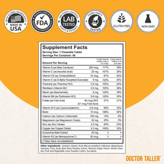 NuBest Doctor Taller Kids bottle cap and seal indicating freshness and safety.