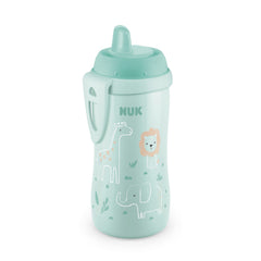 NUK Active hard spout sippy cup with clip for on-the-go sipping.
