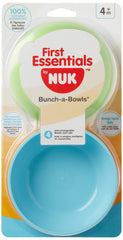 NUK First Essentials Bunch-a-Bowls stacked for compact storage