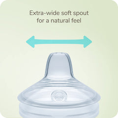 NUK Simply Natural Learner Cup anti-colic vent reduces swallowed air