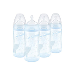 NUK Smooth Flow nipple close-up for baby-controlled feeding.