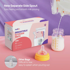 Nuliie bags featuring a double-zipper seal for freshness and leak protection