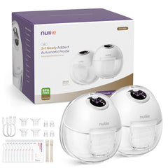 Nuliie S32 hands-free pump top view for discreet on-the-go pumping