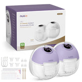 Nuliie S32 wearable pump worn for hands-free pumping.