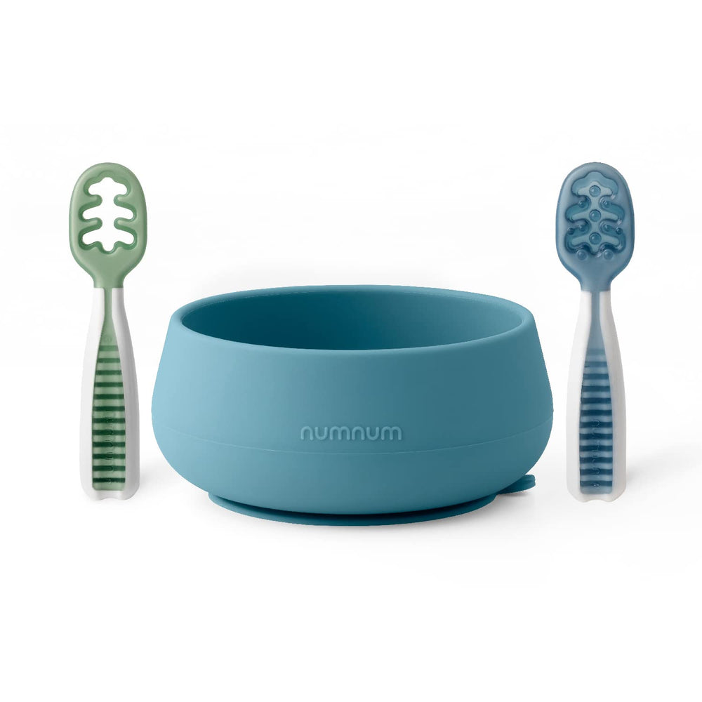 NumNum GOOtensils full set with suction bowl for mess-free meals