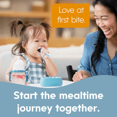 NumNum GOOtensils teether-capable spoon featured for on-the-go feeding.